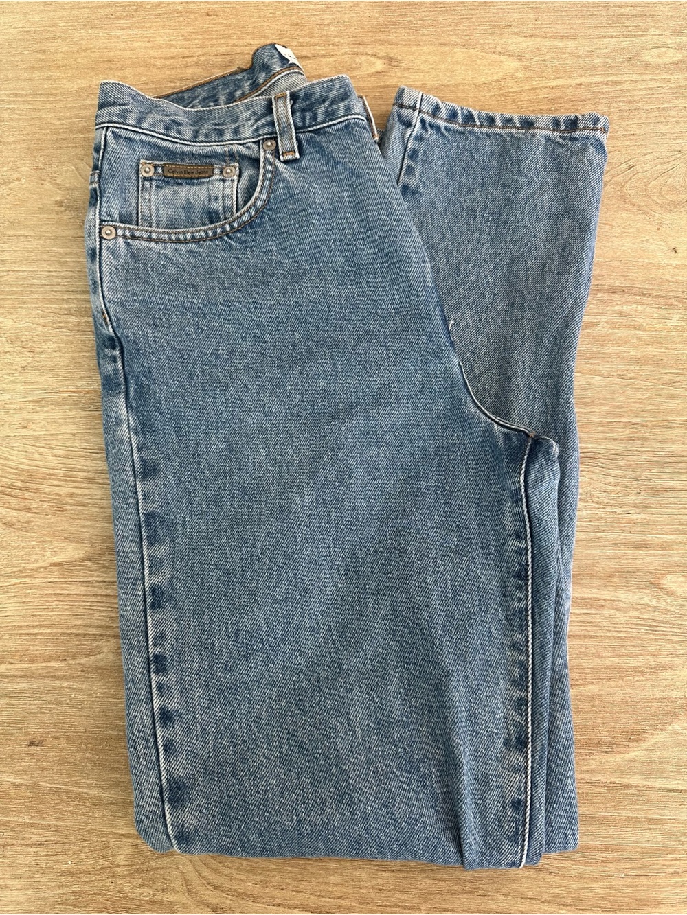 Vintage Calvin Klein 100% Cotton Mom Jeans Medium Wash High Waist size 8